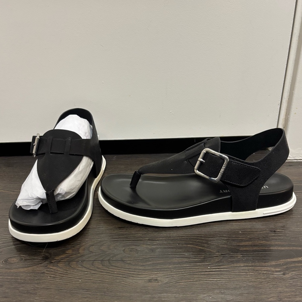Urban Sport J/Slides Freya Metallic Black Sport Sandal